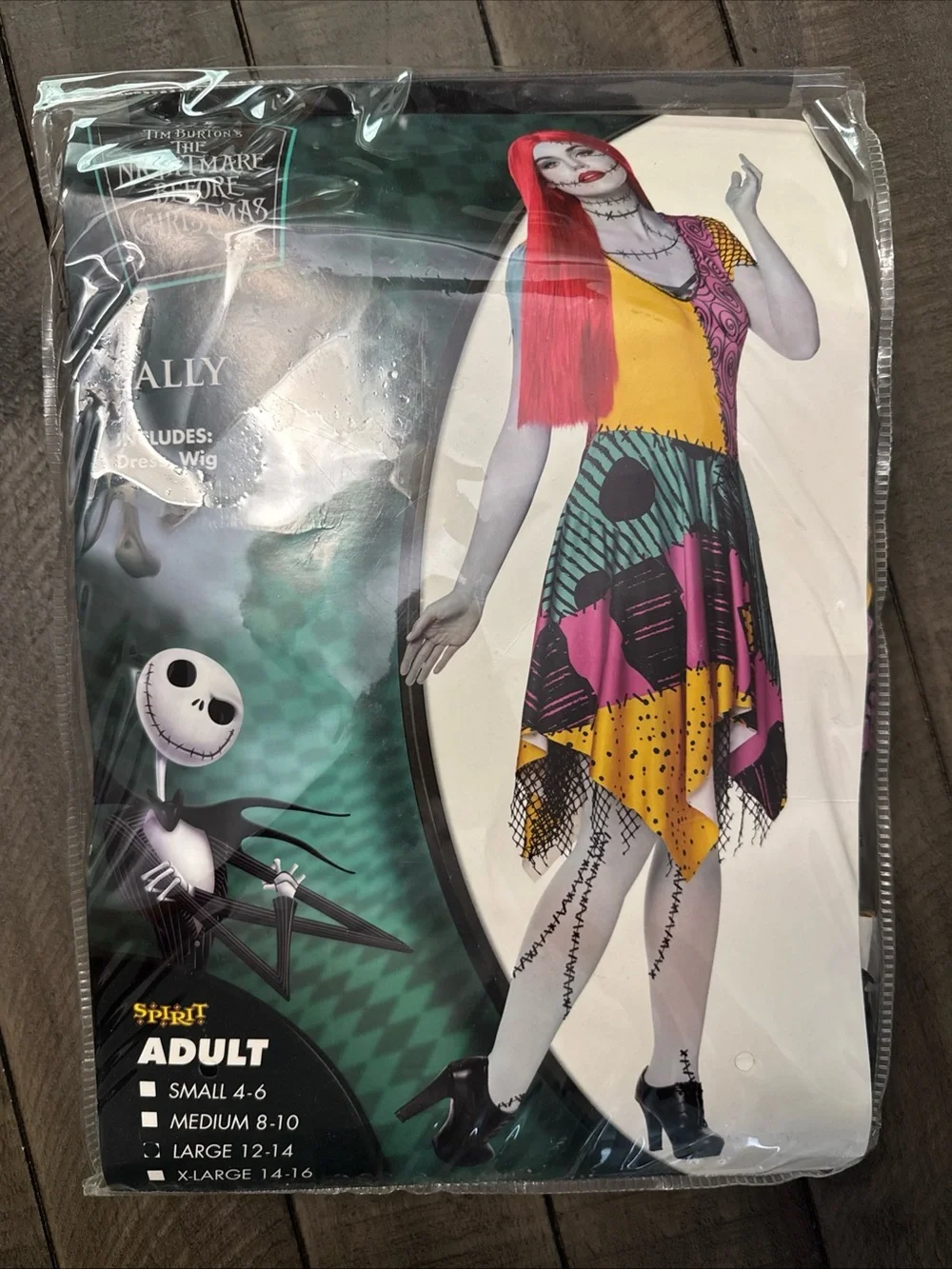 The Nightmare Before Christmas Sally Costume Dress with Wig - Halloween costume